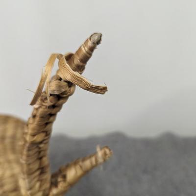 Rattan Deer Wall Mount