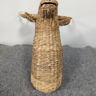 Rattan Deer Wall Mount