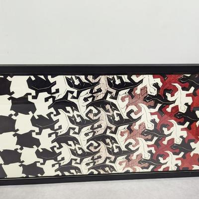 Framed Metamorphose Art 8 3/4" x 41 1/8"