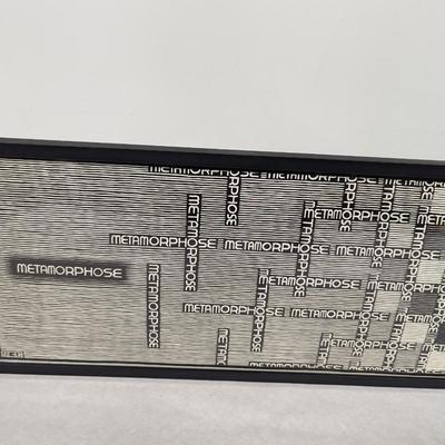 Framed Metamorphose Art 8 3/4" x 41 1/8"
