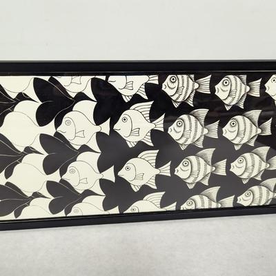 Framed Metamorphose Art 8 3/4" x 41 1/8"