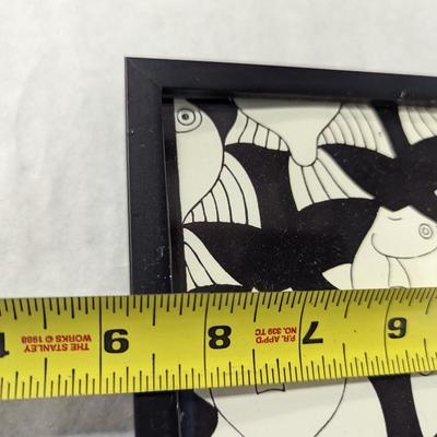 Framed Metamorphose Art 8 3/4" x 41 1/8"