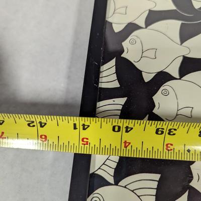 Framed Metamorphose Art 8 3/4" x 41 1/8"