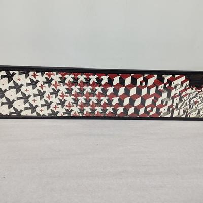 Framed Metamorphose Art 8 3/4" x 41 1/8"