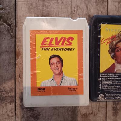 ELVIS PRESLEY AND STEVE MARTIN ON 8-TRACK TAPES