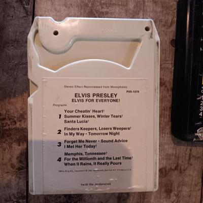 ELVIS PRESLEY AND STEVE MARTIN ON 8-TRACK TAPES