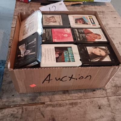 FORTY 8-TRACK TAPES WITH MOSTLY COUNTRY ARTISTS