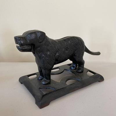 Vintage Cast Iron Dog Nutcracker