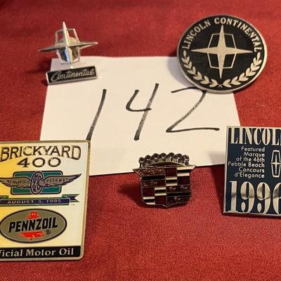 Lincoln Continental Pins and More