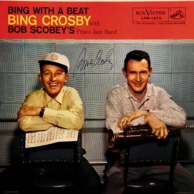 Bing Crosby Bing With A Beat signed album