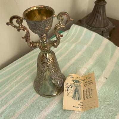 Vintage German Silverplate Wedding Cup