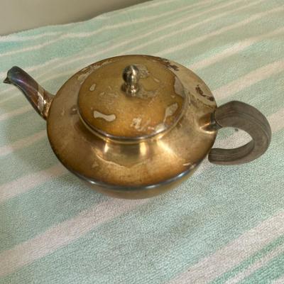 Vintage brass teapot