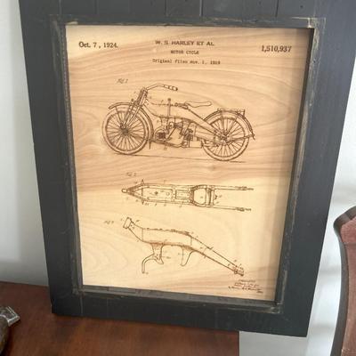 Wall Art Harley Davidson Patent