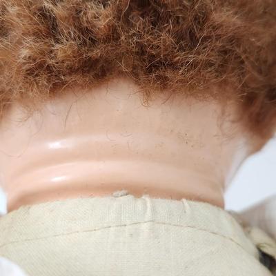 Two Vintage Effanbee Dolls 18" w basket