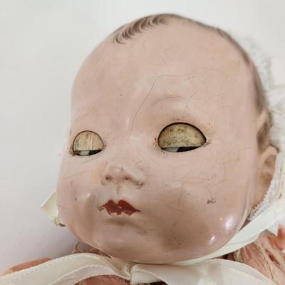 Vintage Effanbee Durable Doll 18" Check out eyes