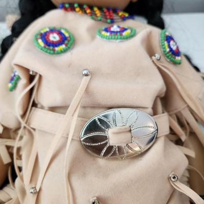 Three Native American Dolls