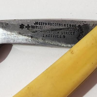 Lot of 5 Vintage Straight Razors Barber Shop