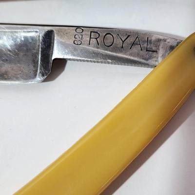 Lot of Barber Shop Straight Razors Brush Razor Strop