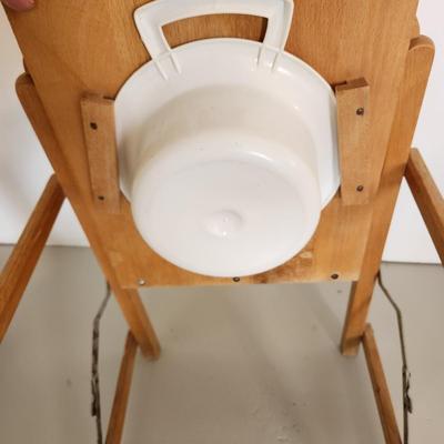 Vintage Child's Portable Potty Folding for easy storage