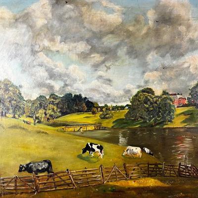 1100 Wivenhoe Park, Essex, 1816 Reproduction/Copy Oil on Canvas
