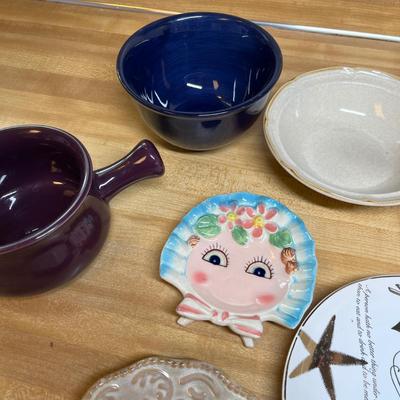 Assorted glassware & china