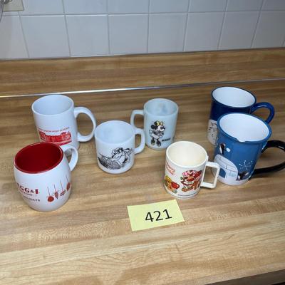 Lot of mugs
