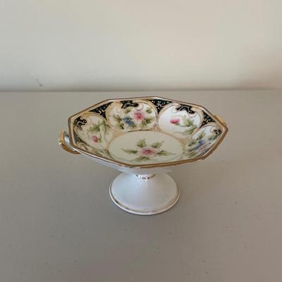 Vintage Hand Painted Nippon Compote