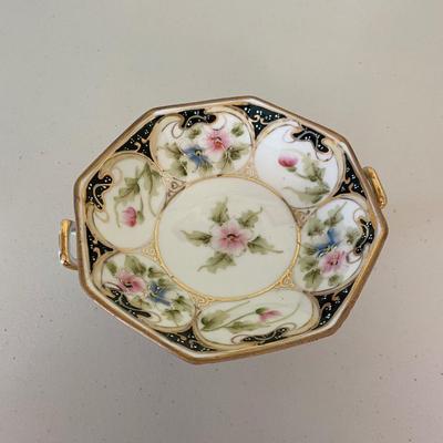 Vintage Hand Painted Nippon Compote