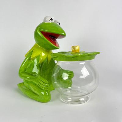 1103 Kermit the Frog Cookie Jar by Treasure Craft