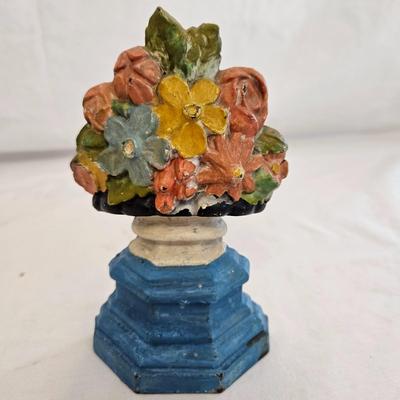 Petite Floral Cast Iron Door Stops (DR-DW)