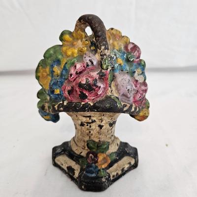Petite Floral Cast Iron Door Stops (DR-DW)