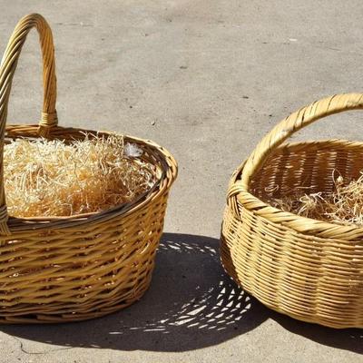 (2) Baskets with Handles