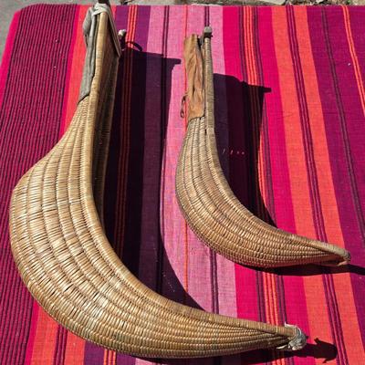 Vintage Jai Alai Woven Basket Sport Mitt