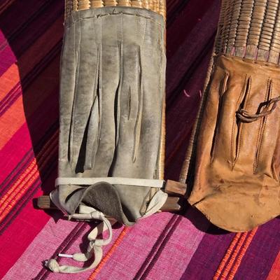 Vintage Jai Alai Woven Basket Sport Mitt