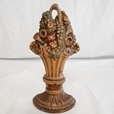 Floral Baskets Cast Iron Door Stops (DR-DW)