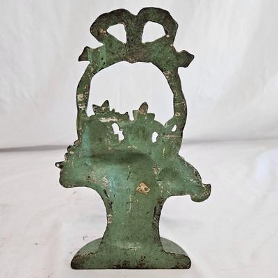 Floral Baskets Cast Iron Door Stops (DR-DW)