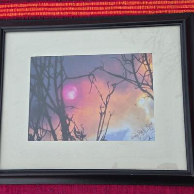 Signed & Framed Photograph of High Park Fire, 2012