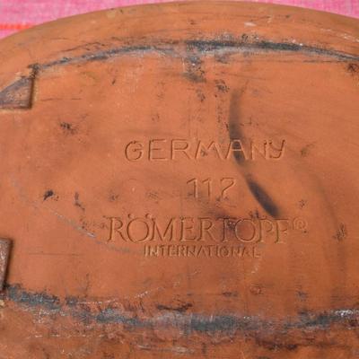 Vintage German RÃ¶mertopf Roasting Ceramic Dish