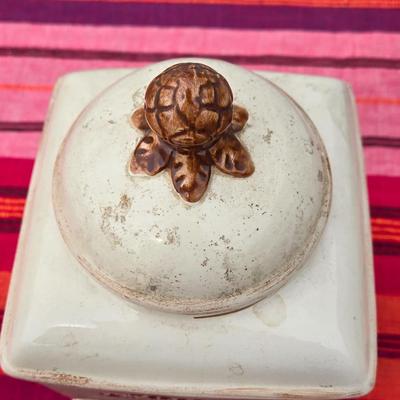 Ceramic Biscotti Cannister