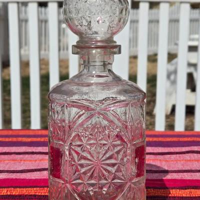Vintage Cut Glass Decanter