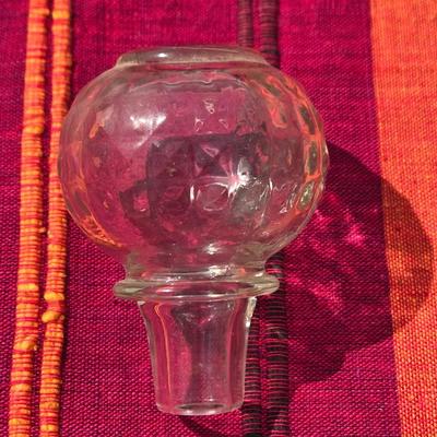 Vintage Cut Glass Decanter