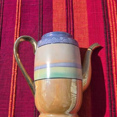 Antique Handpainted Teapot