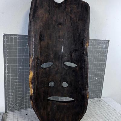 Large Wooden Carved Mask, UNIQUE! 