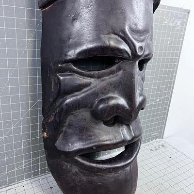 Large Wooden Carved Mask, UNIQUE! 