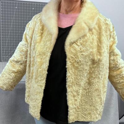 Blond Fur Coat 