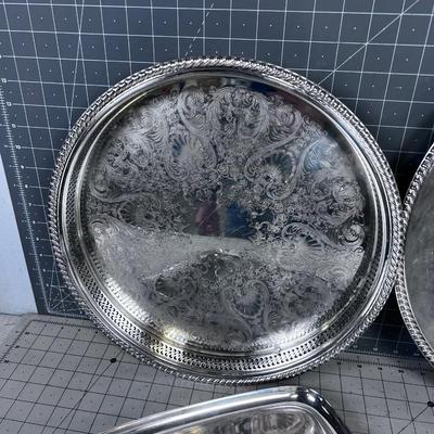 Silver Plated Serving Platters