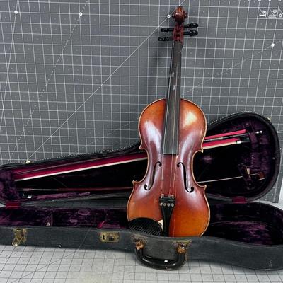 Schroetter Violin w/case & 2 Bows 