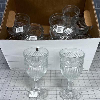 15 Libby Water Goblets Brand NEW 