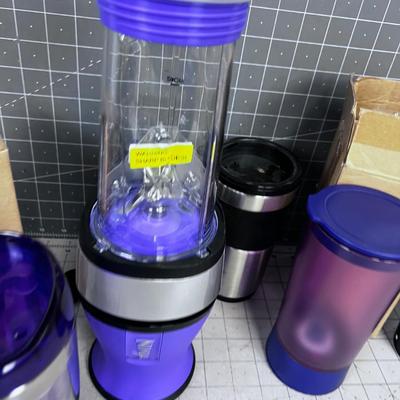 NINJA Small Blender for Protein Shakes, Plus Travel Mugs Etc.