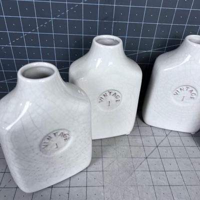 "Vintage No.1" Jug. Vases - (5) NEW 